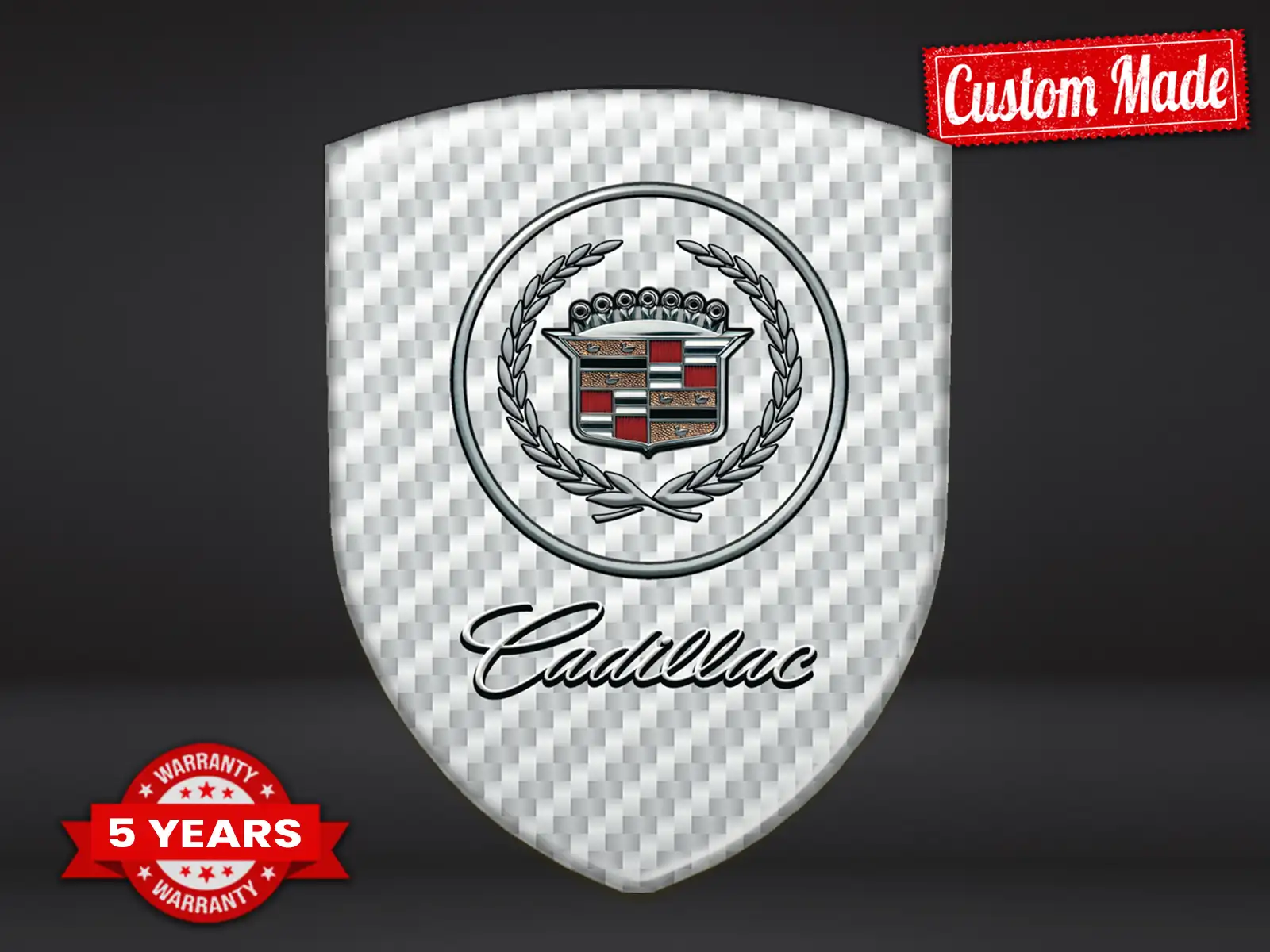 Cadillac Logos Coche Alta Calidad Profesional Fuerte Resistentes